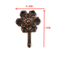 HKM-682003 European Style Wall-Mounted Retro Iron Hooks for Outdoor Decoration