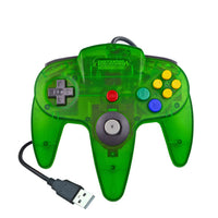 HKM-682195 USB N64 Game Controller for PC – Blue, Black, and Grey Options Available