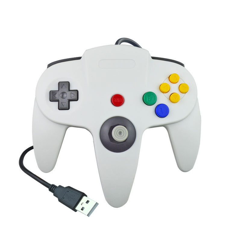 HKM-682195 USB N64 Game Controller for PC – Blue, Black, and Grey Options Available