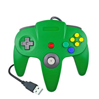 HKM-682195 USB N64 Game Controller for PC – Blue, Black, and Grey Options Available