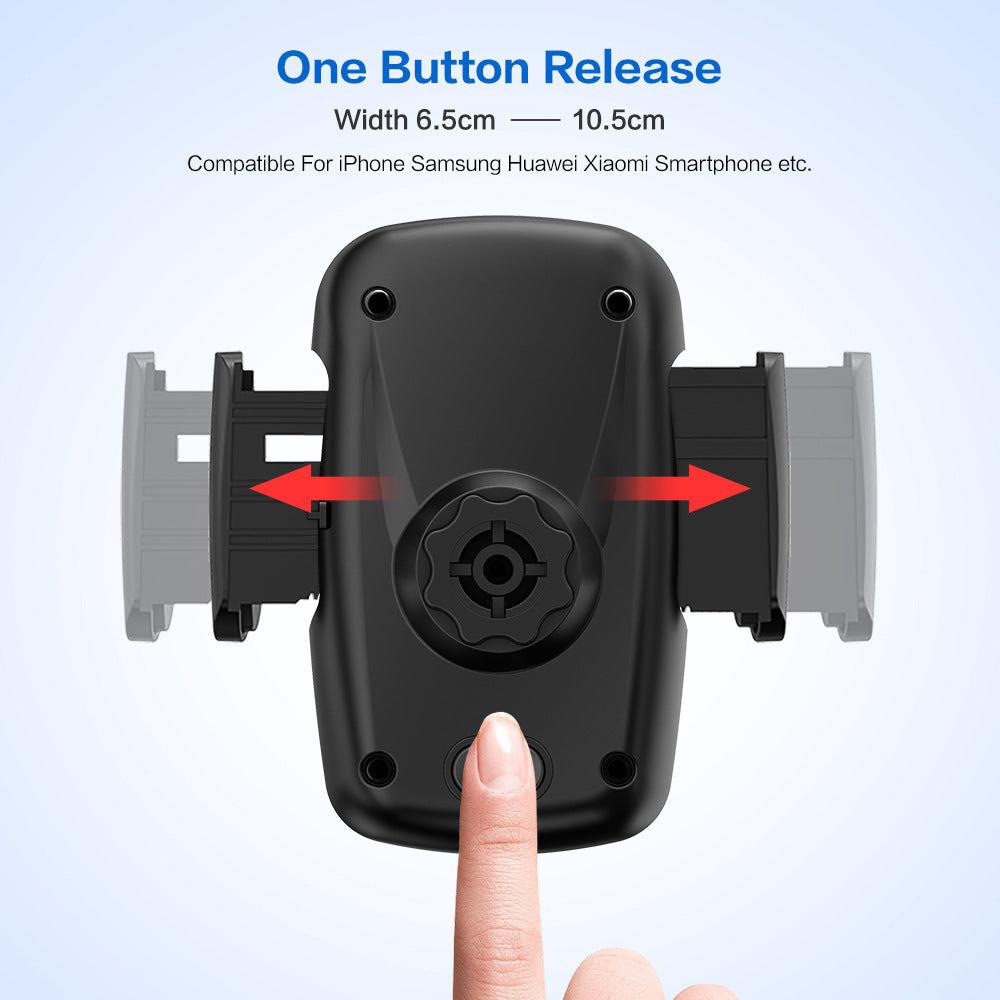 HKM-682387 Two-In-One Car Phone Holder for 3.8-6.5 Inch Devices - Dashboard & Windshield Mount