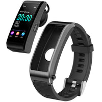 HKM-682835 Multi-Function Smart Bracelet Headset with Waterproof Design and Color Display
