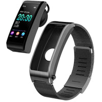 HKM-682835 Multi-Function Smart Bracelet Headset with Waterproof Design and Color Display