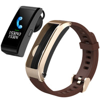 HKM-682835 Multi-Function Smart Bracelet Headset with Waterproof Design and Color Display