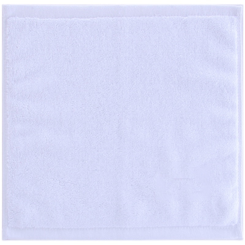HKM-682899 Pure Cotton White Square Towel 30x30 cm with Quick Absorption, Soft Texture