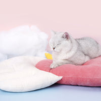 HKM-683155 Angel Wings Cat Nest Mat - Warm, Cozy Spring Sleeping Bed for All Seasons - Dual-Use Design, 52x52x50cm