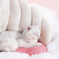 HKM-683155 Angel Wings Cat Nest Mat - Warm, Cozy Spring Sleeping Bed for All Seasons - Dual-Use Design, 52x52x50cm