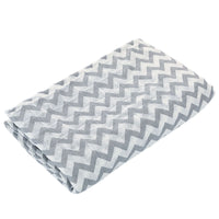 HKM-683155 Double Layer Cotton Baby Swaddle Quilt – Animal, Stripe, and Cartoon Patterns, 120x100 cm