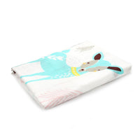 HKM-683155 Double Layer Cotton Baby Swaddle Quilt – Animal, Stripe, and Cartoon Patterns, 120x100 cm