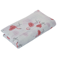 HKM-683155 Double Layer Cotton Baby Swaddle Quilt – Animal, Stripe, and Cartoon Patterns, 120x100 cm