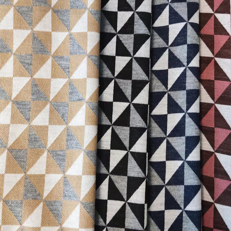 HKM-683155 Knitted Jacquard Checkerboard Fabric for Luggage - 97% Polyester, 3% Spandex - 165CM Wide