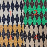 HKM-683155 Knitted Jacquard Checkerboard Fabric for Luggage - 97% Polyester, 3% Spandex - 165CM Wide