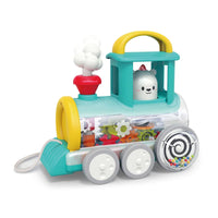 HKM-683283 Cute Cartoon Push Along Train Toy for Babies and Toddlers – Unisex Gift for Ages 0-4 Years