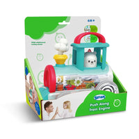HKM-683283 Cute Cartoon Push Along Train Toy for Babies and Toddlers – Unisex Gift for Ages 0-4 Years