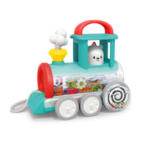 HKM-683283 Cute Cartoon Push Along Train Toy for Babies and Toddlers – Unisex Gift for Ages 0-4 Years