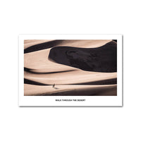 HKM-683475 Wild Boho Woman Grass Reed Modern Canvas Art - Decorative Rectangular Wall Painting