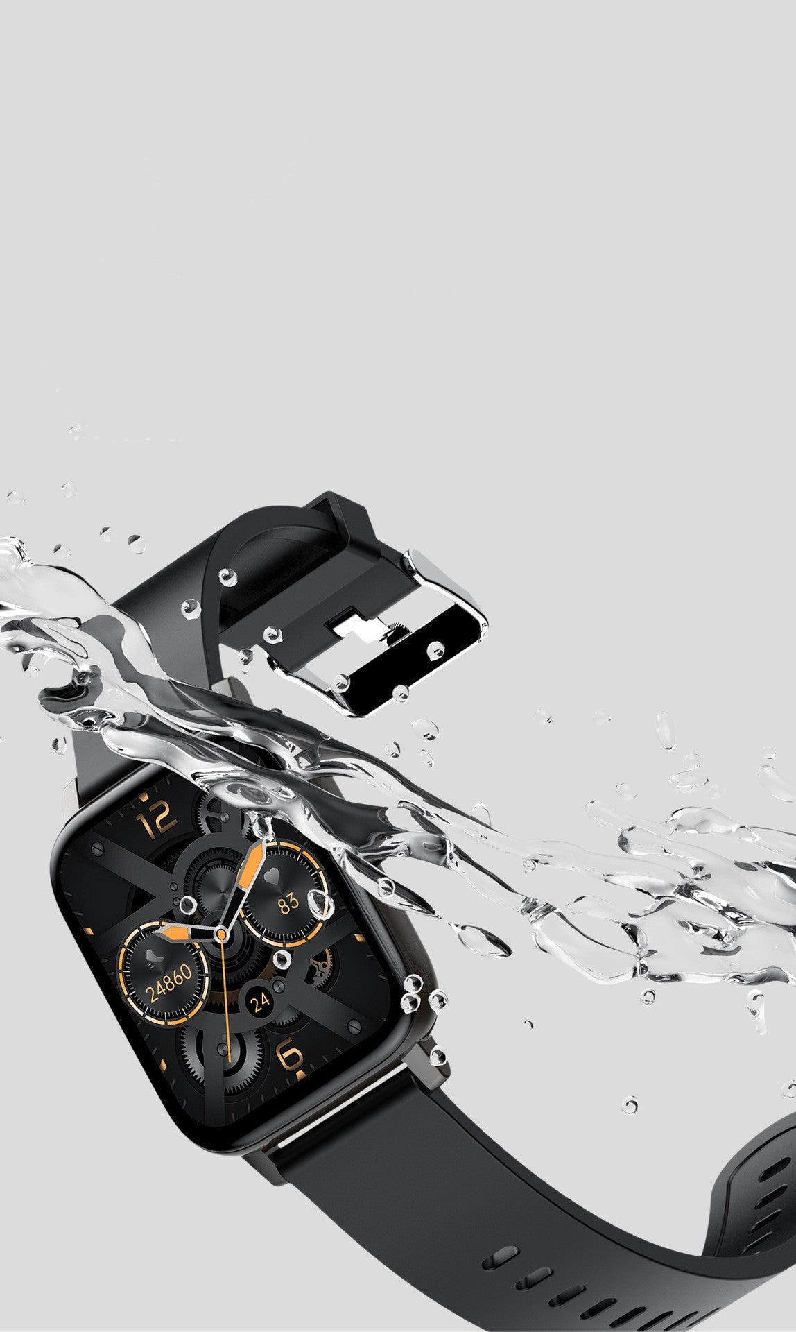 HKM-683987 H80 Sport Smart Watch with ECG, Blood Oxygen & Heart Rate Monitoring