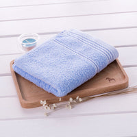 HKM-684051 Cotton Suction Face Towel - White, Red, Green, Blue, Brown, Purple - 72 cm x 34 cm
