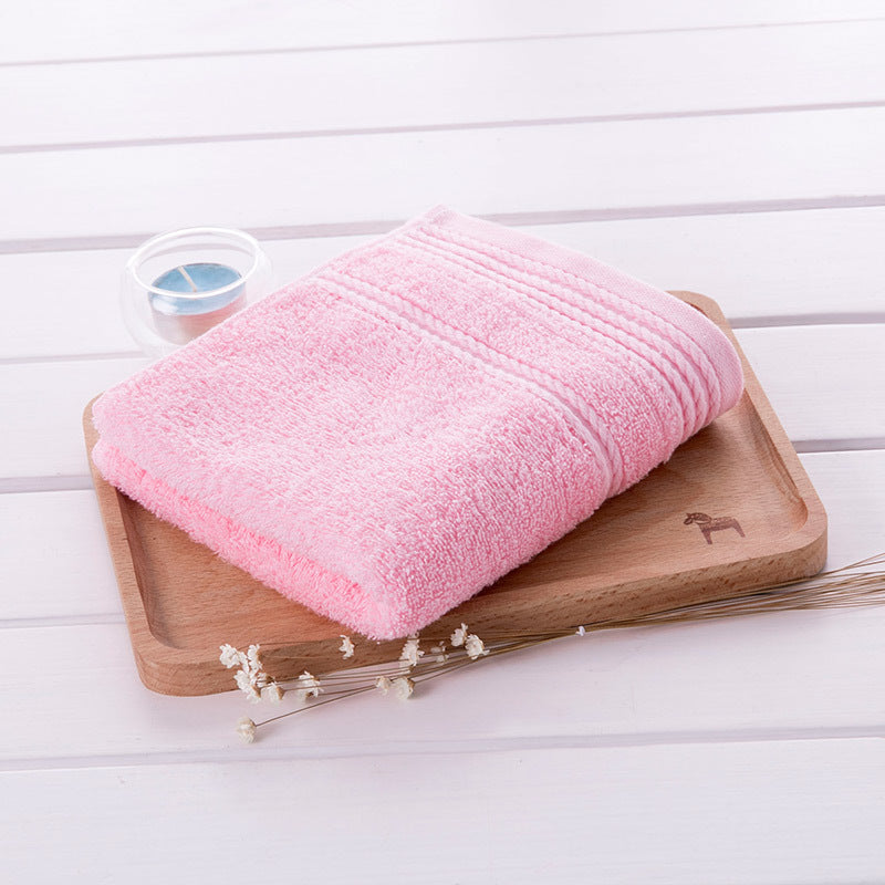 HKM-684051 Cotton Suction Face Towel - White, Red, Green, Blue, Brown, Purple - 72 cm x 34 cm