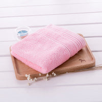 HKM-684051 Cotton Suction Face Towel - White, Red, Green, Blue, Brown, Purple - 72 cm x 34 cm
