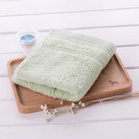HKM-684051 Cotton Suction Face Towel - White, Red, Green, Blue, Brown, Purple - 72 cm x 34 cm