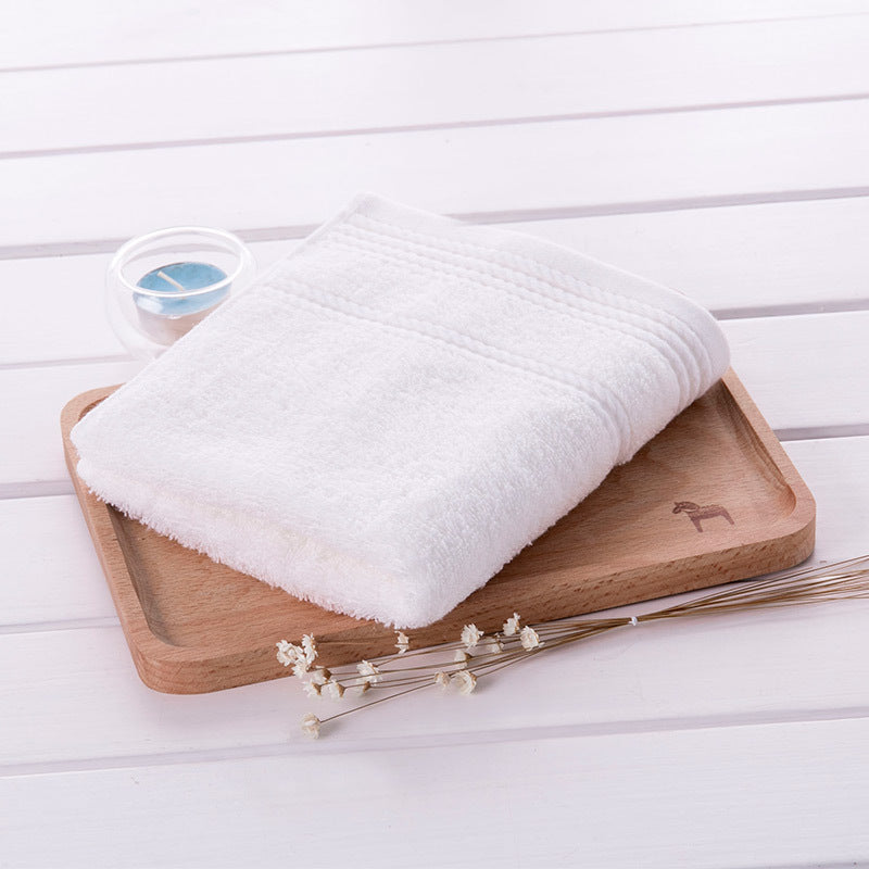 HKM-684051 Cotton Suction Face Towel - White, Red, Green, Blue, Brown, Purple - 72 cm x 34 cm