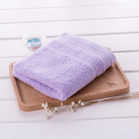 HKM-684051 Cotton Suction Face Towel - White, Red, Green, Blue, Brown, Purple - 72 cm x 34 cm