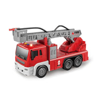 HKM-684115 Electric Remote Control Mini Fire Truck Toy for Kids Ages 5-7 – Diecast Airport Fire Truck with Realistic Features