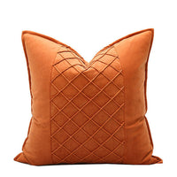 HKM-684307 Cotton Throw Pillow Cover - Comfortable 45cm x 45cm, 41cm x 41cm European Style Cushion in Various Colors