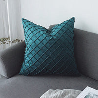 HKM-684307 Cotton Throw Pillow Cover - Comfortable 45cm x 45cm, 41cm x 41cm European Style Cushion in Various Colors