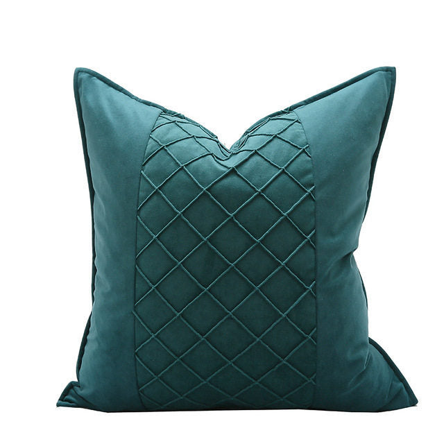 HKM-684307 Cotton Throw Pillow Cover - Comfortable 45cm x 45cm, 41cm x 41cm European Style Cushion in Various Colors