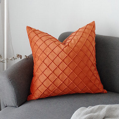 HKM-684307 Cotton Throw Pillow Cover - Comfortable 45cm x 45cm, 41cm x 41cm European Style Cushion in Various Colors