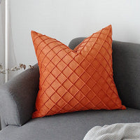 HKM-684307 Cotton Throw Pillow Cover - Comfortable 45cm x 45cm, 41cm x 41cm European Style Cushion in Various Colors