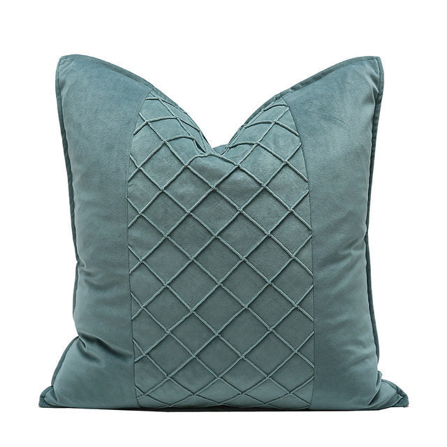 HKM-684307 Cotton Throw Pillow Cover - Comfortable 45cm x 45cm, 41cm x 41cm European Style Cushion in Various Colors