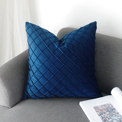 HKM-684307 Cotton Throw Pillow Cover - Comfortable 45cm x 45cm, 41cm x 41cm European Style Cushion in Various Colors