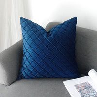 HKM-684307 Cotton Throw Pillow Cover - Comfortable 45cm x 45cm, 41cm x 41cm European Style Cushion in Various Colors