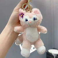 HKM-684307 Plush Stitch Keychain Toy - Soft Stuffed Animal for Kids and Collectors