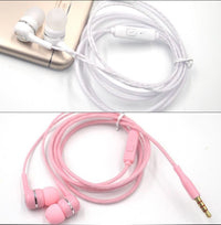 HKM-684371 Universal Wired Headset for Android, iOS, and Windows Phones - Stylish and Cute Design