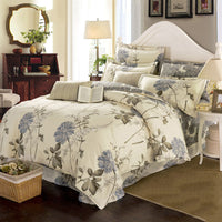 HKM-684627 Cross-Border Rotary Net Three-Piece Bedding Set in Solid Wood and Polyester
