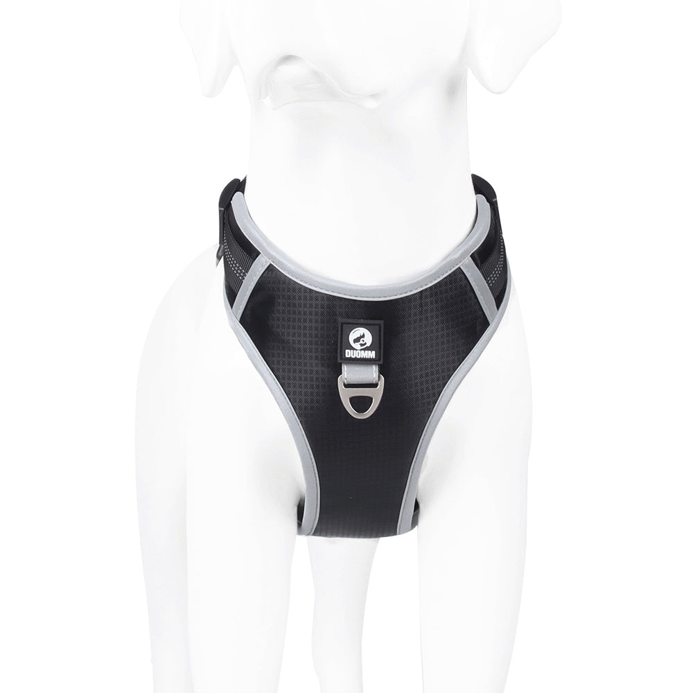 HKM-684819 Explosion-proof Pet Chest Strap Vest with Hand Holding Rope - Available in Black, Blue, Green, Silver Gray, Made of Oxford Cloth