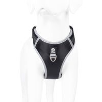 HKM-684819 Explosion-proof Pet Chest Strap Vest with Hand Holding Rope - Available in Black, Blue, Green, Silver Gray, Made of Oxford Cloth