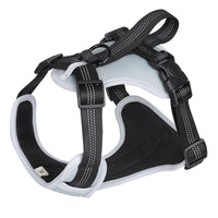 HKM-684819 Explosion-proof Pet Chest Strap Vest with Hand Holding Rope - Available in Black, Blue, Green, Silver Gray, Made of Oxford Cloth