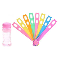 HKM-684883 Manual Bubble Fan Toy for Kids - Handheld Outdoor Bubble Blower with Soap Water Wand