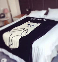 HKM-684947 Cozy Polyester Cat Blanket for Ultimate Comfort and Warmth