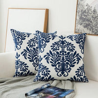 HKM-685011 Chinese Classical Embroidered Cushion Cover 45cm x 45cm, PP Cotton Pillowcase