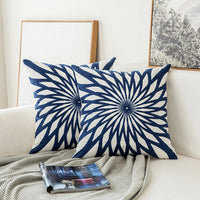 HKM-685011 Chinese Classical Embroidered Cushion Cover 45cm x 45cm, PP Cotton Pillowcase