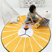 HKM-685459 Cartoon Round Slow Rebound Floor Mat for Living Room or Bedroom - Available in Various Designs and Sizes