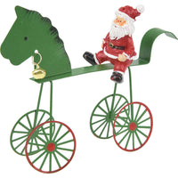 HKM-685587 Charming Iron Reindeer and Snowman Ornaments - Perfect for Christmas Decor