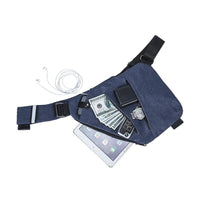 HKM-685651 Men's Anti-Theft Canvas Shoulder Bag - Versatile Colors Available