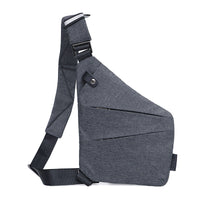 HKM-685651 Men's Anti-Theft Canvas Shoulder Bag - Versatile Colors Available